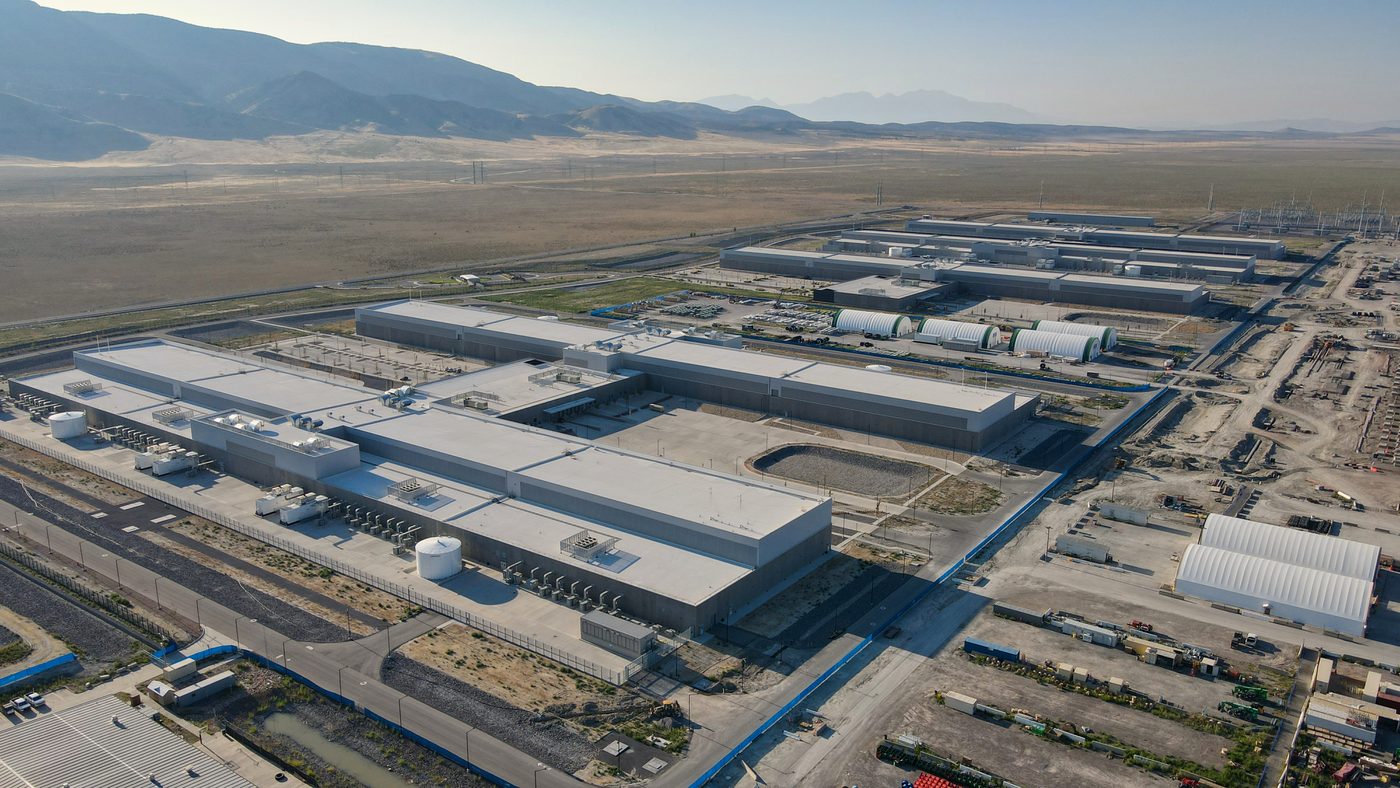 Meta hyperscale data center campus in Eagle Mountain, Utah